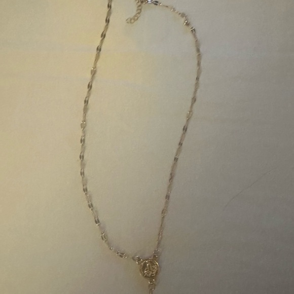 Gold & Cross rosary Necklace - Picture 3 of 4